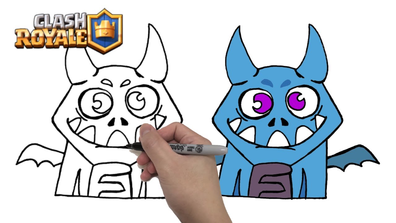 How to draw happy Minion Clash Royale Emote Emoji YouTube