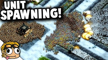 SPAWNING UNITS in a CUSTOM MAP! | They Are Billions Custom Map Gameplay