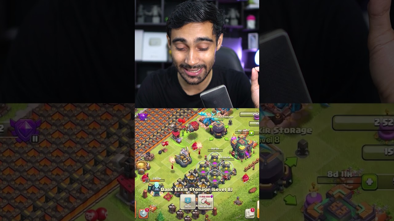 How To Max A Rush Base😲coc 