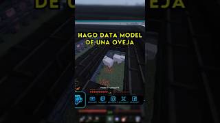 Hago un data model de una oveja 🐑💻 | #Minecraft #shorts #rhogameryt