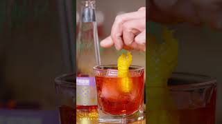 St. Agrestis Non-Alcoholic Phony Negroni® Garnished.