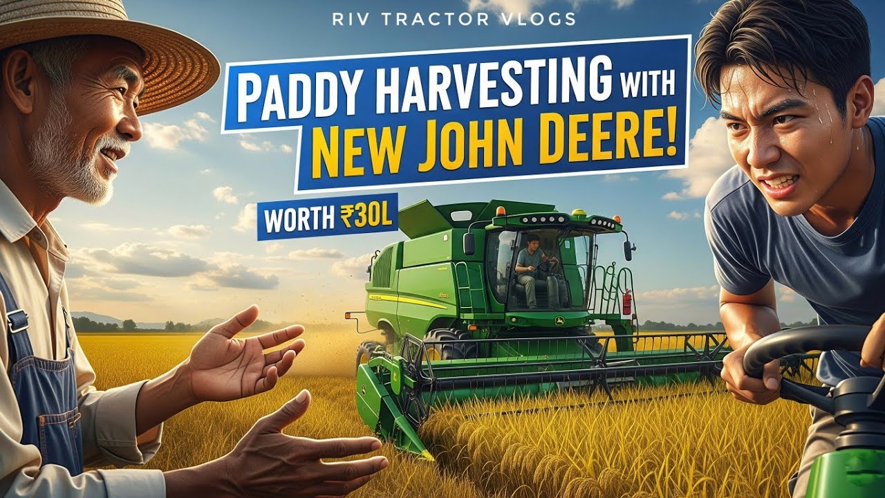 ₹30,00,000/- worth JOHNDEERE Paddy Harvester 