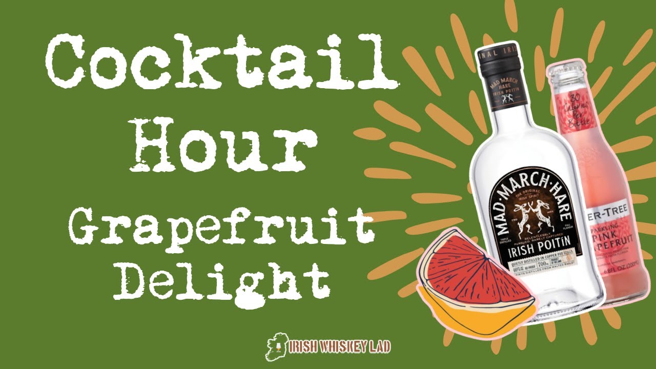 🍹 Grapefruit Delight - An Irish Poitín Cocktail