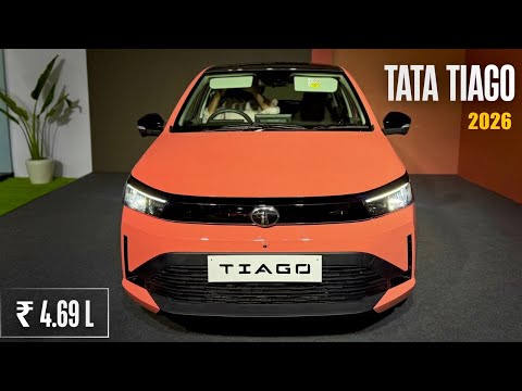 New Tata Tiago Facelift 2026 🔥 Starts from ₹ 4.69L | First Look Petrol Top Model | Looks amazing 🤌