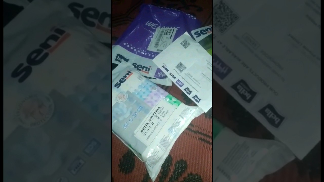 free sample products today🔥🔥💯 seni diaper 0 rs  unboxing💯
