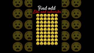 find one odd 🤯 #emoji #viralvideo #emojyfind #tutorial #emojichallenge #song #quiz #challengesvibe