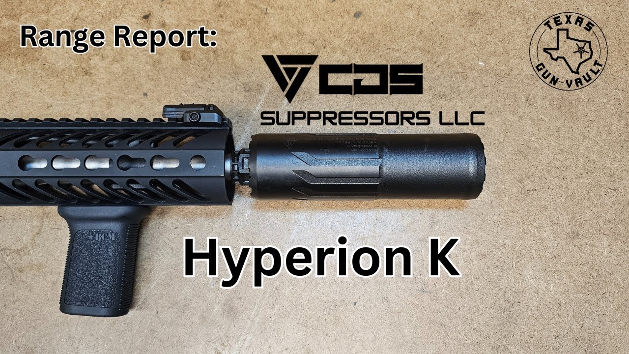 Range Report / Product Review: CGS Suppressors LLC - Hyperion K