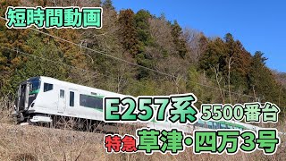 E257系5500番台 特急「草津･四万3号」