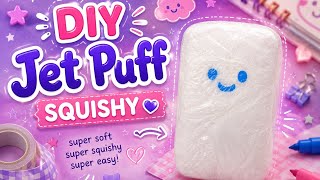DIY Jet Puffed Squishy ☁️ | Super Soft & Cute DIY Craft! screenshot 3