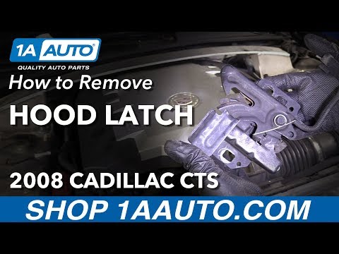 How to Replace Hood Latch 08-14 Cadillac CTS