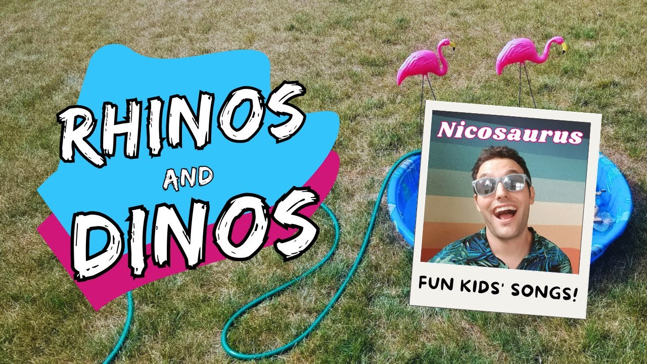 Rhinos and Dinos by Nicosaurus | Fun Songs for Kids