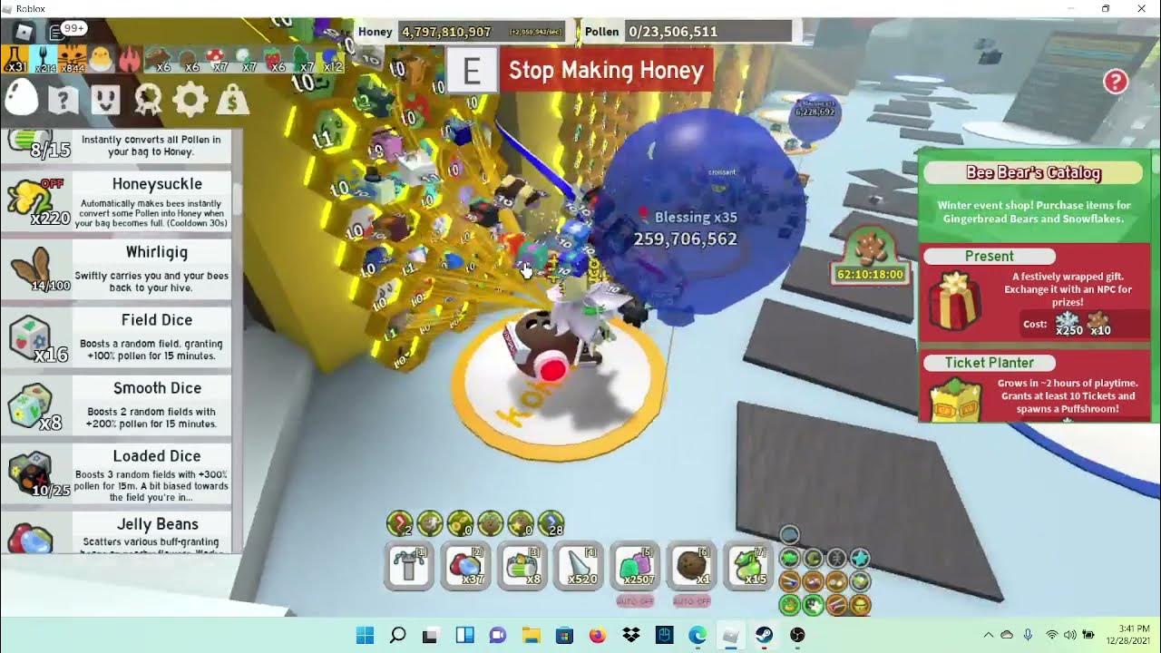 BIG BALLOON in bee swarm YouTube