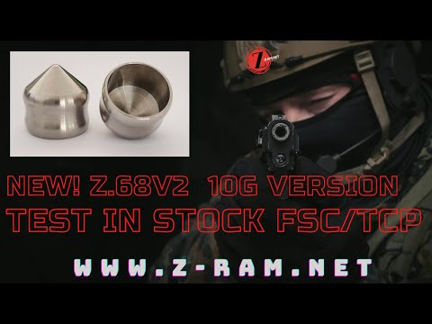 Video preview: 👺I test the NEW Z.68v2 10g Version in a Stock FSC TCP 5" 7" Barrel HDR68 VKS HDX68 M17 0.68 Slugs