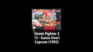 SNES - Street Fighter 2 - 15 - Game Over