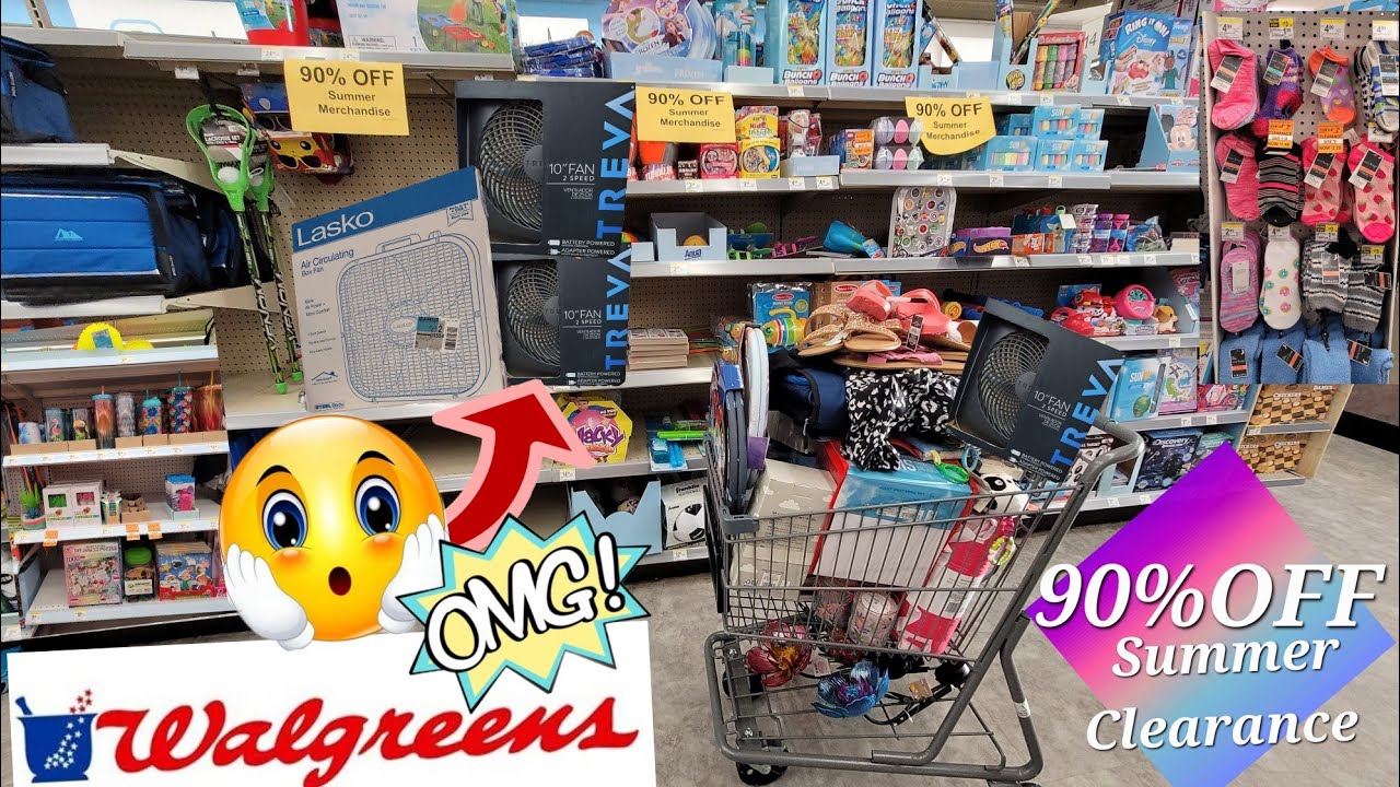⚠️Walgreens 90%OFF summer Clearance‼️Fans|Clothes|Shoes|Pools and more|Found so much Items🔥