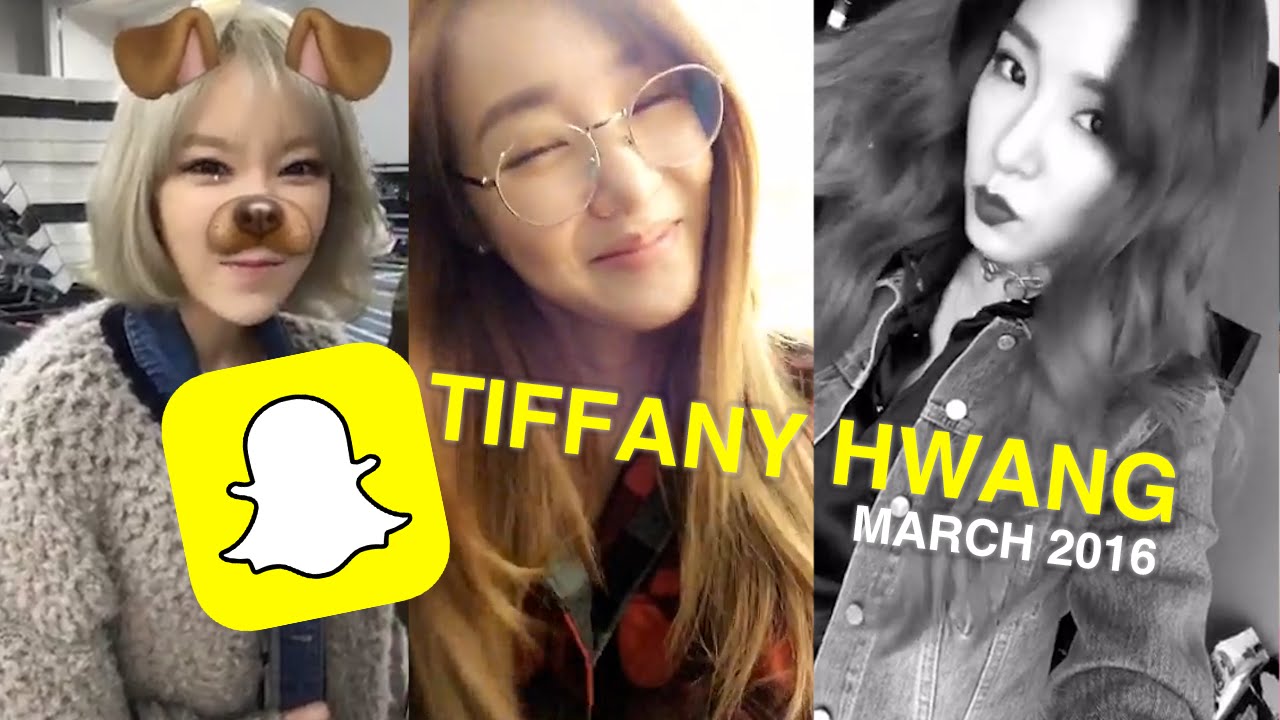 girls generation snsd tiffany snapchat compilation march 2016 l