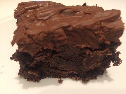 The Best Fudgey Chocolate Brownies with Frosting!