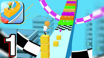 Cube Surfer! Gameplay Walkthrough part 1 (Android,IOS)