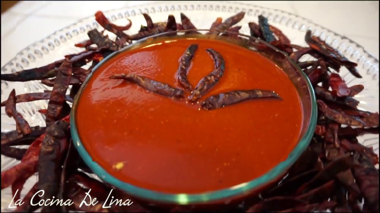 Salsa De Chile De Arbol receta facil YouTube