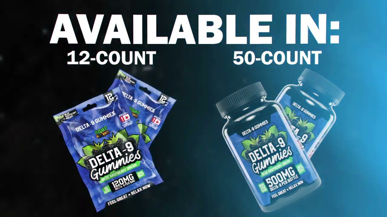 Delta 9 Gummies | Delta 9 THC Gummies | Blue Raspberry Dream | Hemp Bombs®