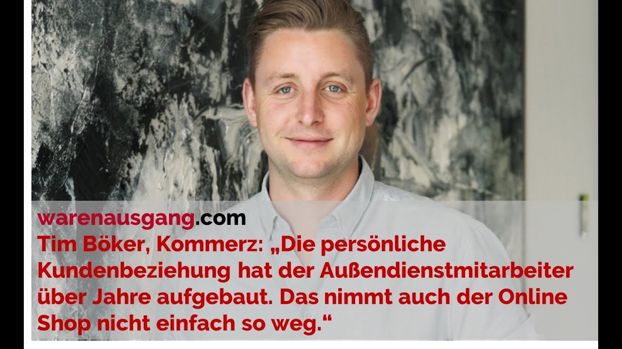 UX und UI im B2B E-Commerce: Tim Böker von Kommerz im warenausgang.com Interview