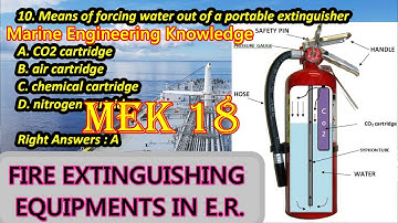 FIRE EXTINGUISHING EQUIPMENTS IN ENGINE ROOM/ MEK 18 / Marine Engineering Knowledge FPFF / Ship Fire