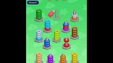 Nut Sort Puzzle Level 251 - 260 Walkthrough