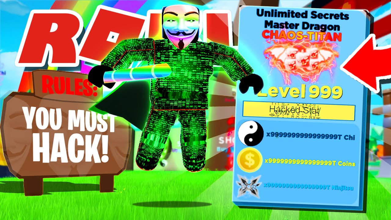 I Found A Hacker Only Server In Roblox Ninja Legends Free Stat