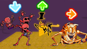 FNF Character Test | Gameplay VS Playground | VS Bill Cipher | VS Gorefield | VS Atrocity