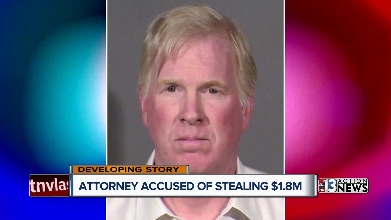 Las Vegas personal injury lawyer arrested on at least 39 theft counts, $1.8 million taken