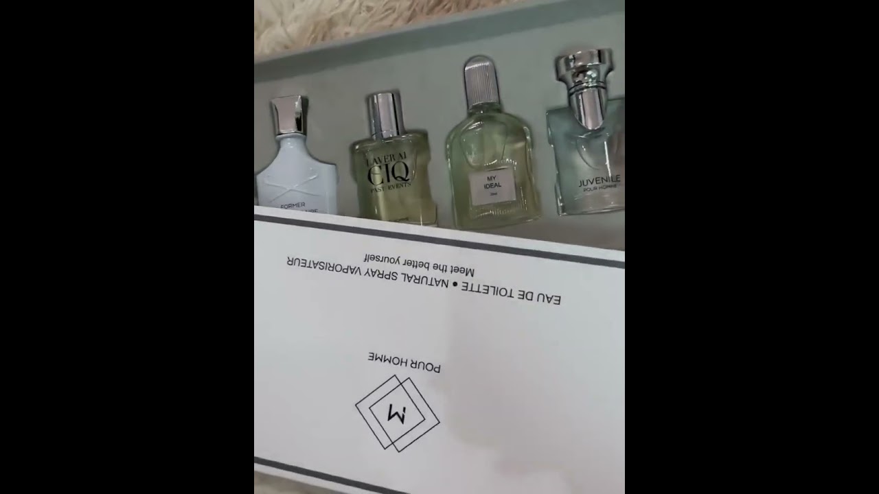 $14.49 4pcs Men's Perfume Set: Refreshingly Natural Fragrance!