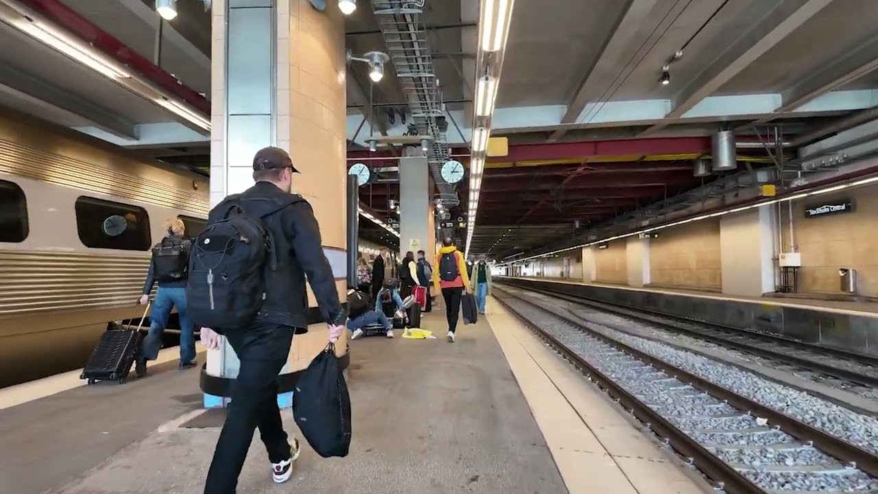 Traintravel: Malmö-Göteborg-Stockholm-Lund.