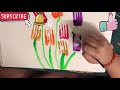 Easy drawing with fork😄creative drawing#youtubeshorts#shorts #shortvideo#drawingforkids #shorts2021