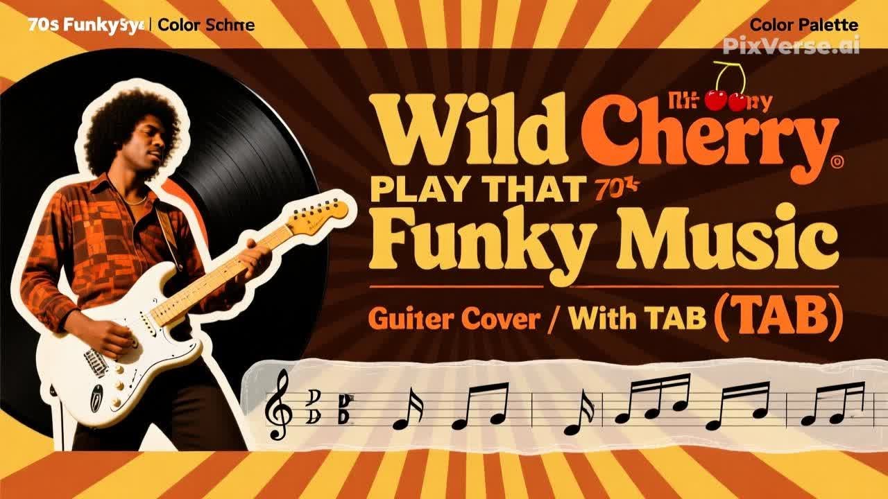 【TAB / Real-Time】Play That Funky Music / Wild Cherry / '72 Telecaster Deluxe Cover & Chords