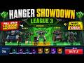 ARE THERE LEAGUE DROPPERS IN LEAGUE 3?! 😱🔥 HANGER SHOWDOWN GAMEPLAY | MECH ARENA