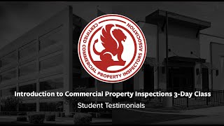 Details Introduction to Commercial Property Inspections 3-Day Class - Student Testimonials News