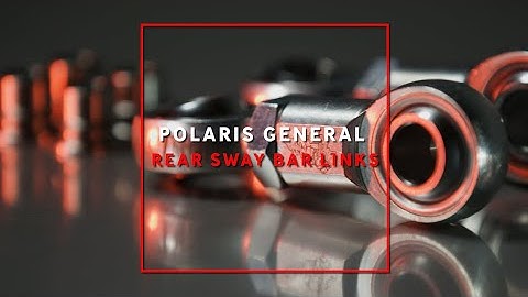 How to Install Shock Therapy Rear Sway Bar Link Kit on Polaris General XP 1000