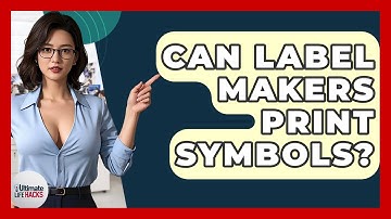 Can Label Makers Print Symbols? - Ultimate Life Hacks
