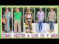 CÓMO VESTIR A LOS 50 Y MÁS ❤OUTFITS CASUALES Y ELEGANTES PARA MUJERES DE 50 AÑOS Y MÁS 2020