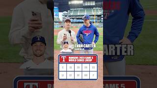 CAN RANGERS STAR OUTFIELDER GUESS HIS WORLD SERIES WINNING LINEUP??