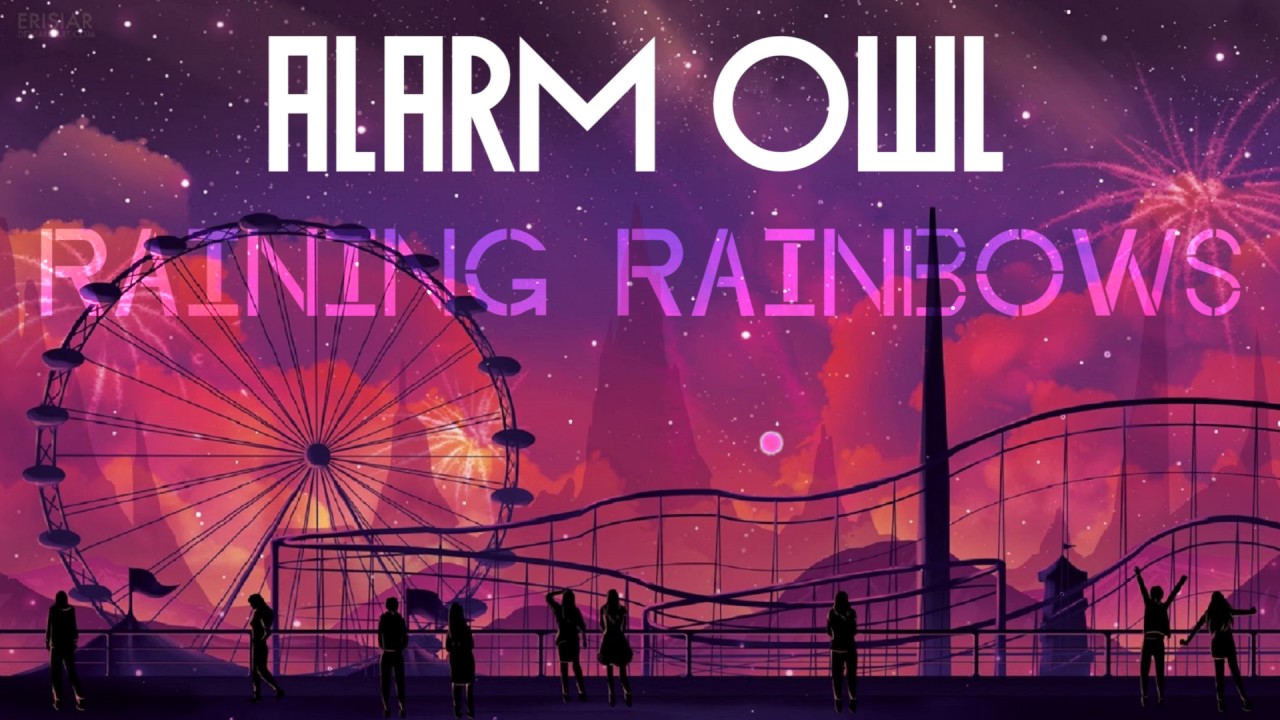 Alarm Owl - Raining Rainbows