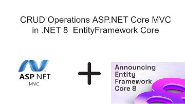 CRUD Operations ASP.NET Core MVC in .NET 8  EntityFramework Core