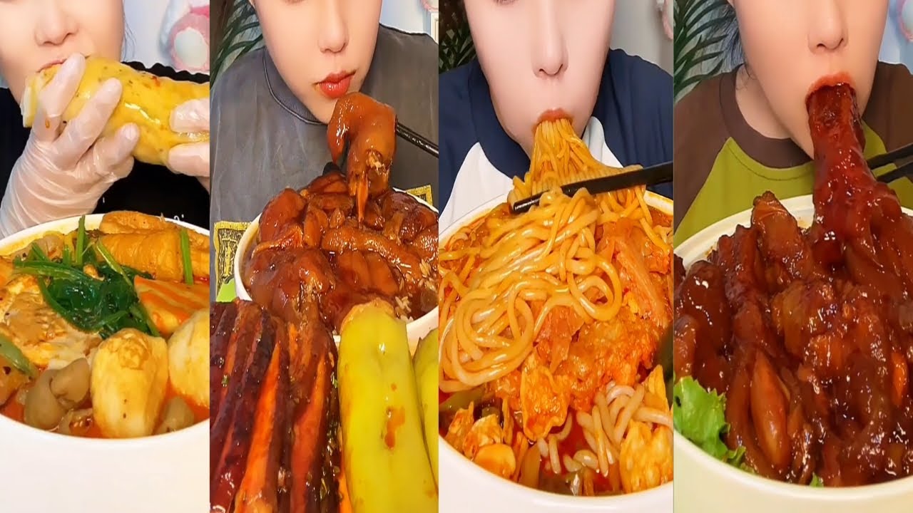 Chinese Rolled Cold Skin, Fried Egg, Pig Elbow Skin with Rice, Noodles & Calf Hoof Muscle and More