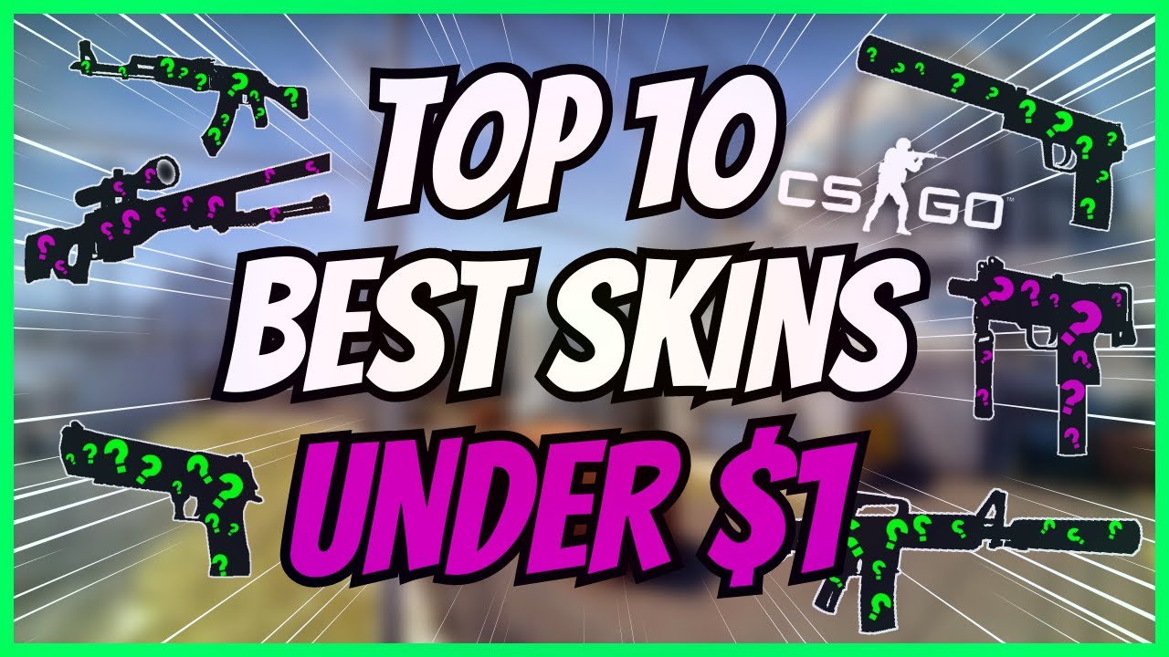 Top 10 BEST CSGO SKINS Under $1! - Insane CS2 Budget Skins (2023)