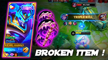 ZHASK WITH TRUE DAMAGE BUILD IS TOO BROKEN | MUST TRY THIS BUILD FOR INSANE DAMAGE | MLBB