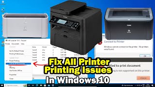 How to Fix Printer Printing Error/Issues In Windows 10 PC or Laptop in Hindi