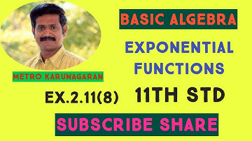 11th Std Maths Ex.2.11(8) If x = √2+√3 find ( x^2+1)/(x^2-2)