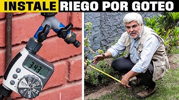 Cómo instalar un sistema de riego por goteo I Taller del especialista