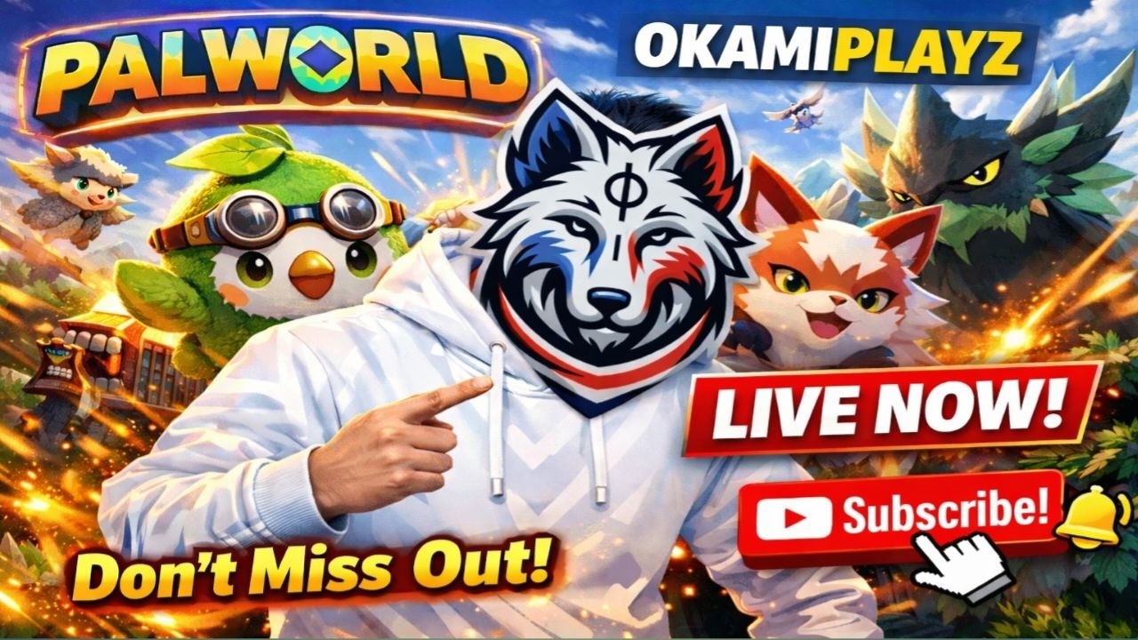 PALWORLD LIVE 🔥 EPIC BATTLES & RARE PALS HUNT! | OKAMIPLAYZ