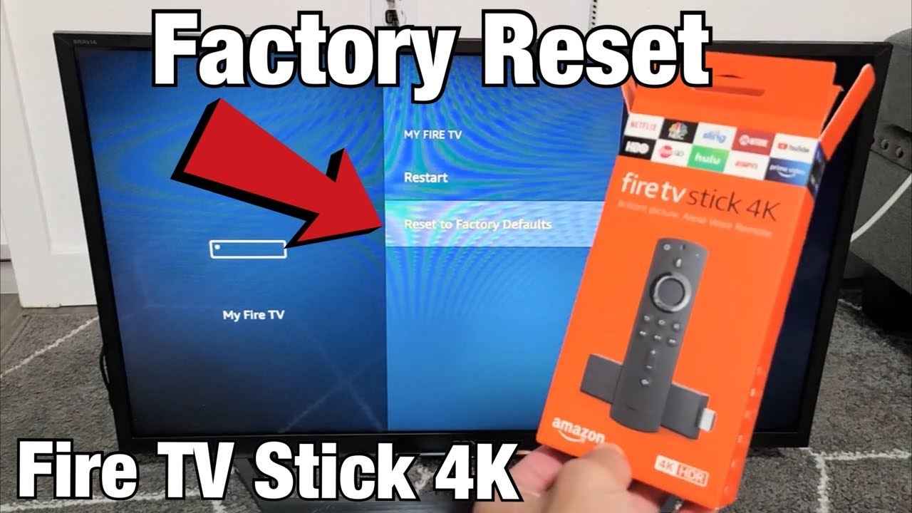 Fire TV Stick 28K: How to Factory Reset